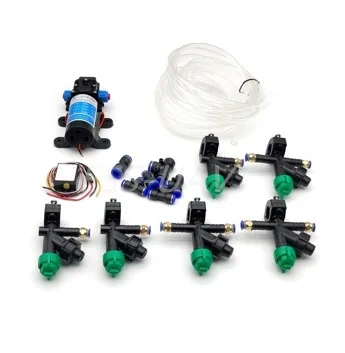 ESS-UAV Agricultural UAV 5L/min Brush Spray System Pump 12V Bulk Module 110deg 015 Fan Nozzle