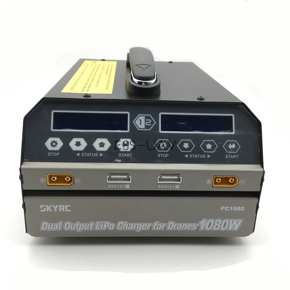 SKYRC PC1080 Dual Channel Charger 1080W 20A ,Charge Lithium Battery For Plant Protection UAV Drone,PC 1080,PC-1080,One Piece