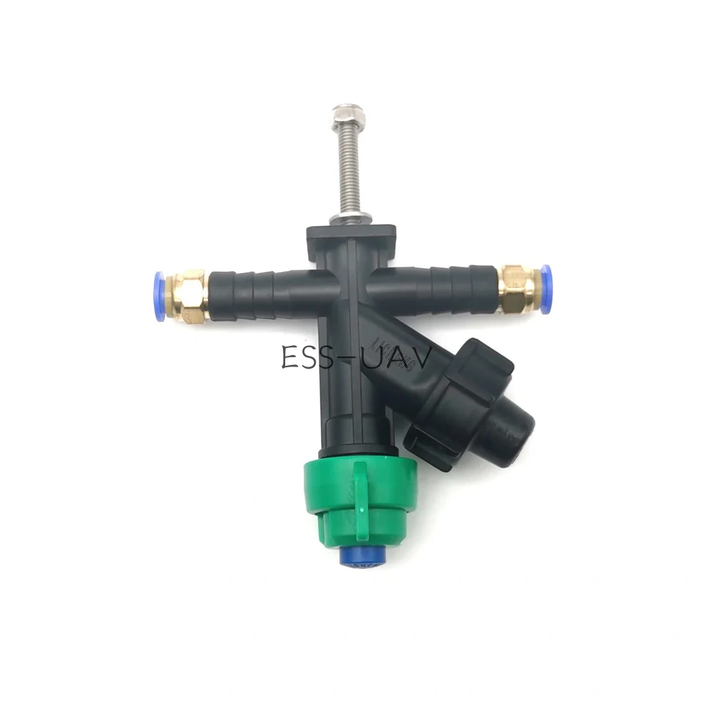 M6 Screw 20mm Clamp Fasten Single Double Sides 6mm 8mm Cone KZ80-12 12 Blue 80 Degree Nozzle Sprinkler for Agriculture Spray