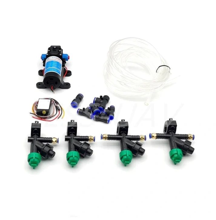ESS-UAV Agricultural UAV 10L/min Brush Spray System Pump 12V Bulk Module 110deg 015 Fan Nozzle