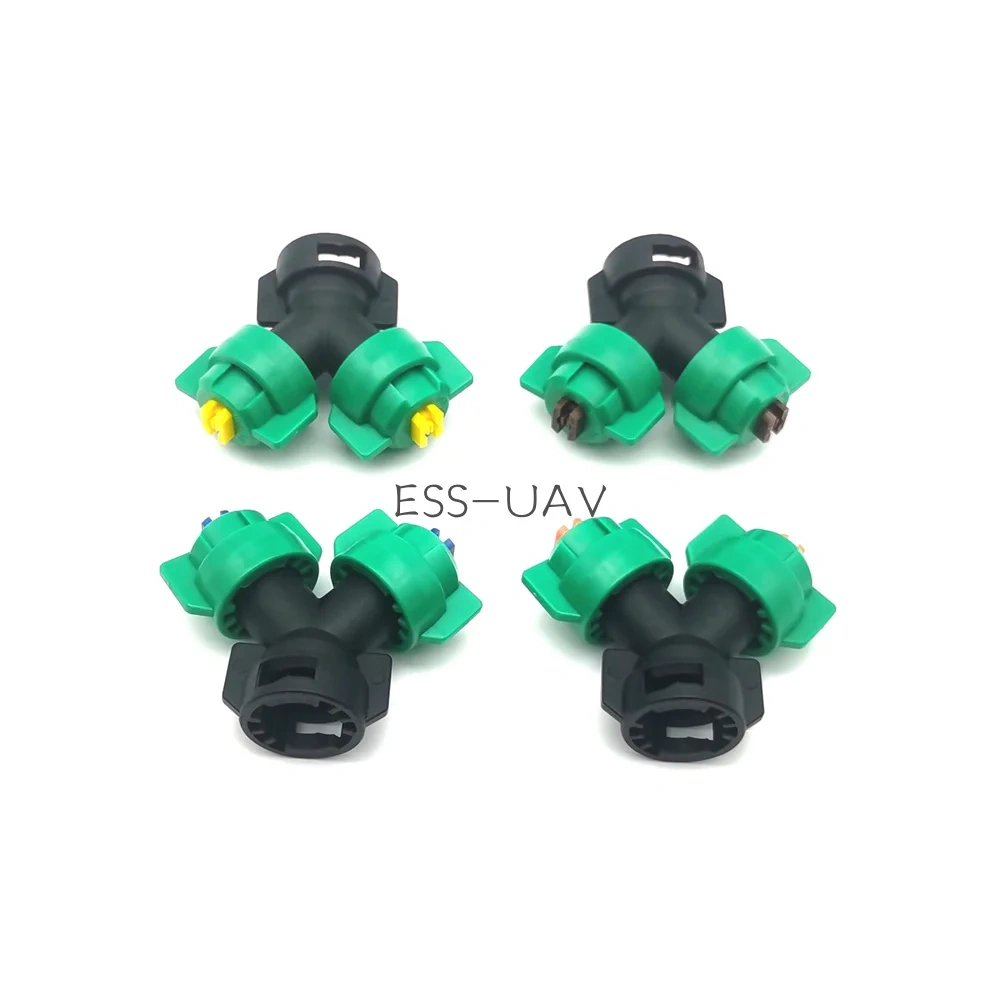 Y Shape Fan Double Heads VP110 01 015 02 03 04 05 110 Degree Nozzle Sprinkler for Agriculture Pesticide Spray Drone UAV