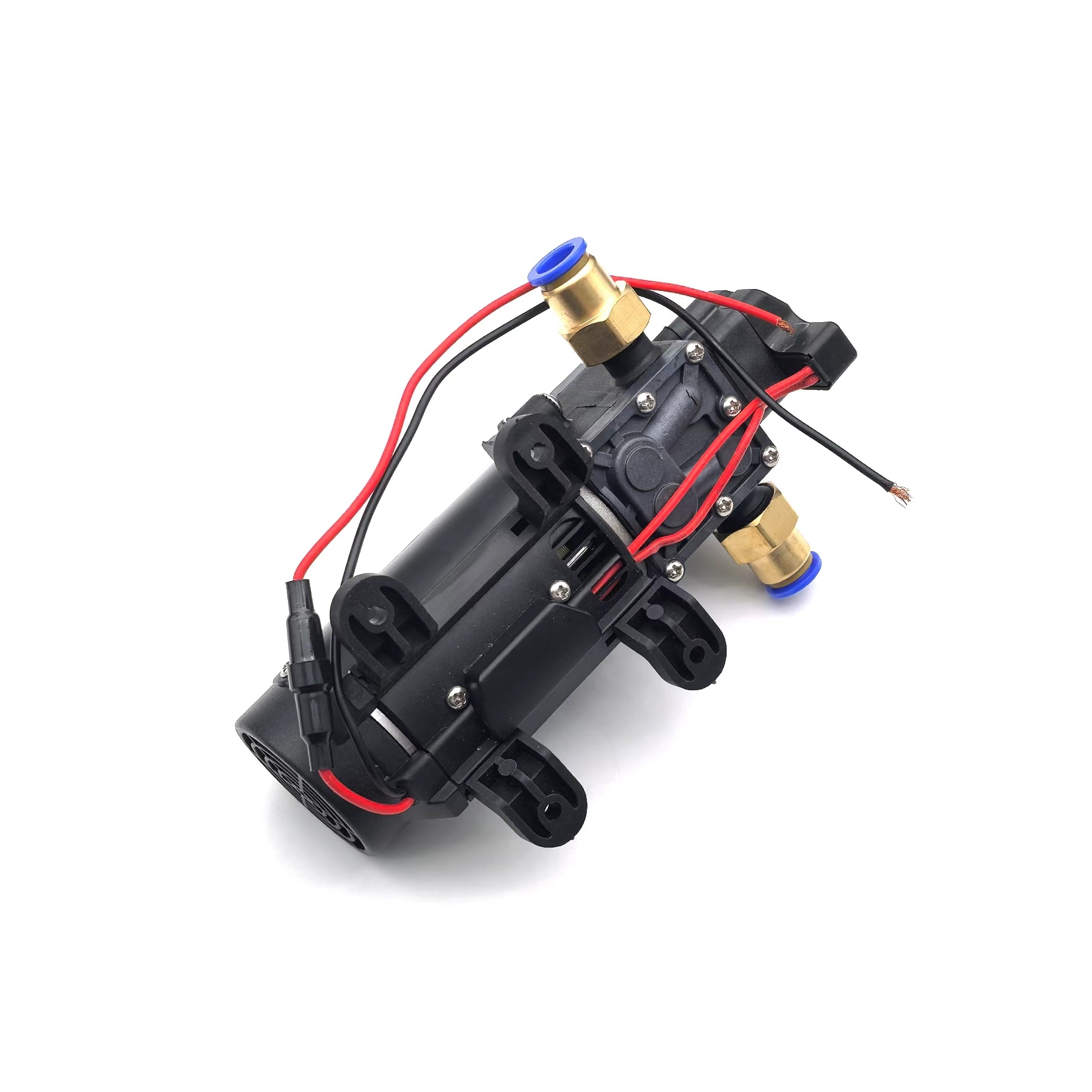 10L DC 12V 120W Brushed Water Pump Micro Electric Diaphragm for Agriculture Drone Spraying Trees Washing Car
