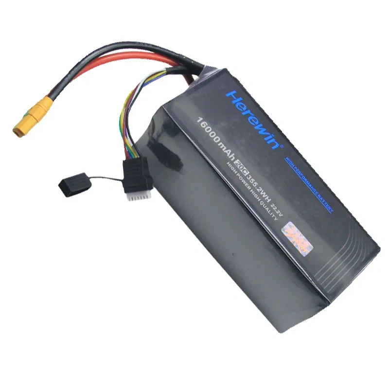 Herewin 6S 16000mah UAV Drone Battery AI Aircraft Lipo Agricultural Sprayer Drone Battery Big Capacity 6S16AH Drone Battery