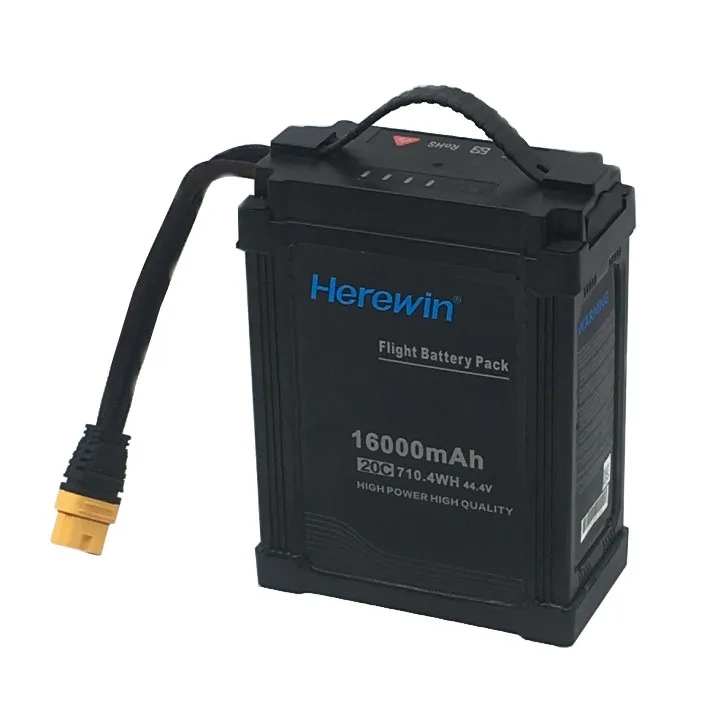 12S 16000mah Smart Battery For Agriculture Drone Spray Li-Ion Battery Pack LiCoO 3.7V 16Ah Lithium Battery For Drone