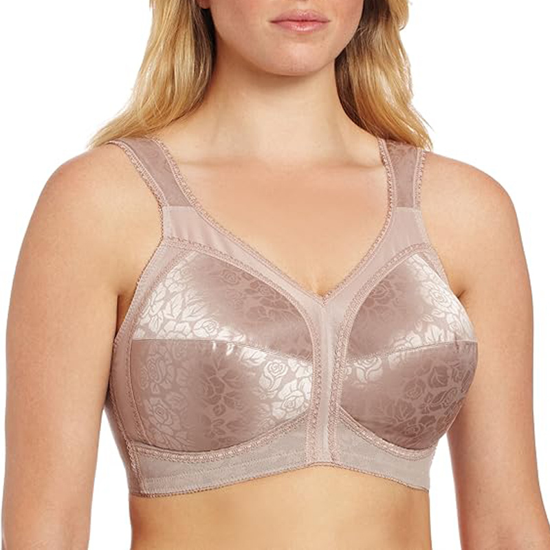 Odm/Oem女式深罩杯文胸隐藏式背部脂肪全罩杯文胸加大码文胸
