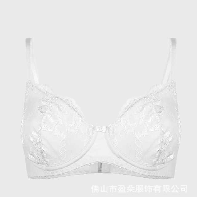 欧美大码蕾丝有钢圈聚拢文胸舒适透气夏季薄款