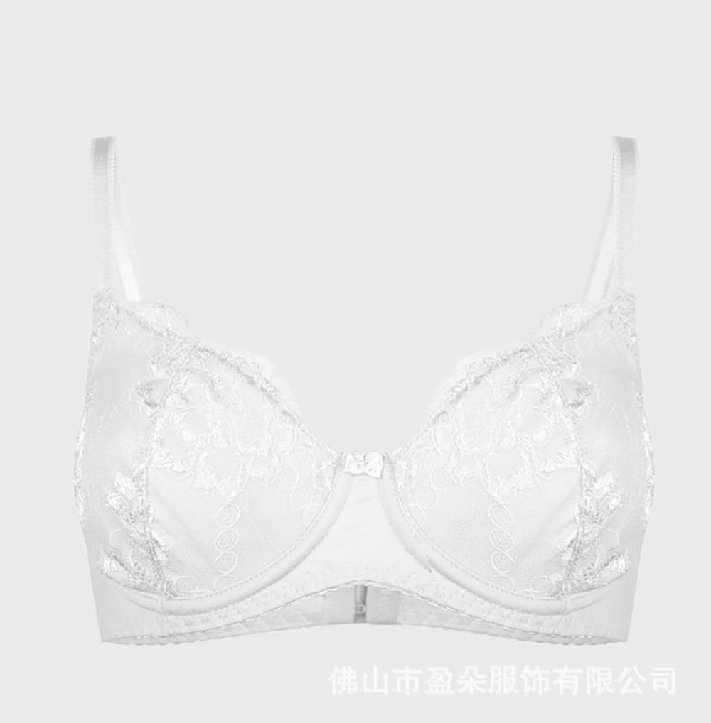 欧美大码蕾丝有钢圈聚拢文胸舒适透气夏季薄款
