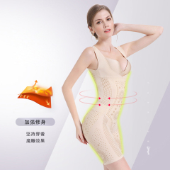 后脱连体塑身衣加强版平角收腹提臀束腰体雕衣产后修复无痕塑形女