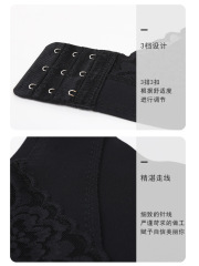 新款前排扣聚拢胸托无痕挺胸提胸收副乳调整侧收美体矫正驼背内衣