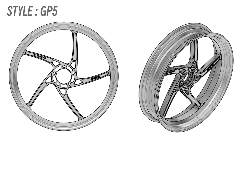 TRIUMPH SPEED TRIPLE 1200RS / 1200RR  light weight aluminum forged wheel rim
