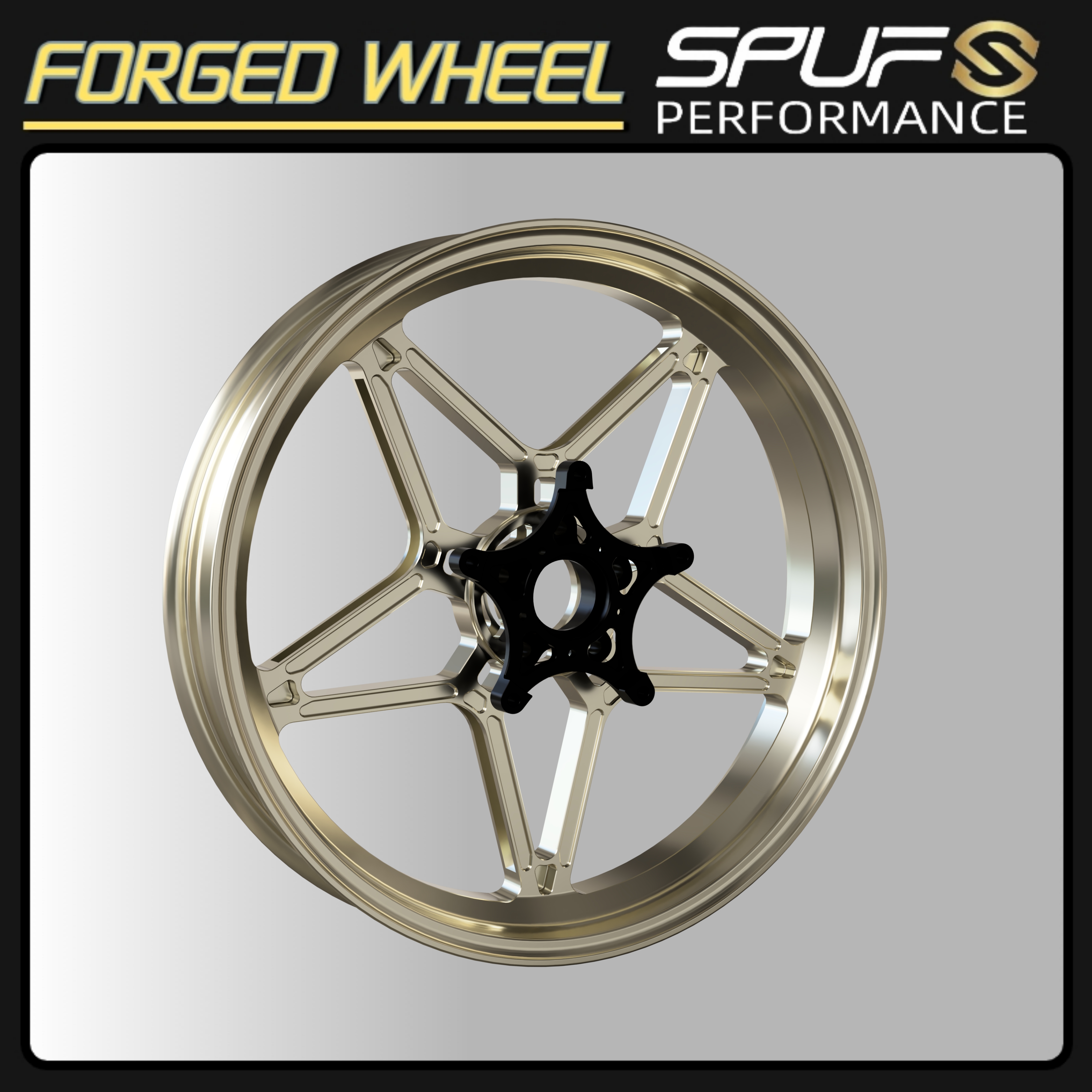 SPUF-PERFORMANCE KAWASAKI ZX4R light weight aluminum forged wheel rim