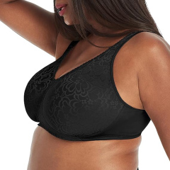 Woman Printed Plus Size Bra And Panty Big Cup Size And Underwear Woman Padded Bra And Bra Brief Sets