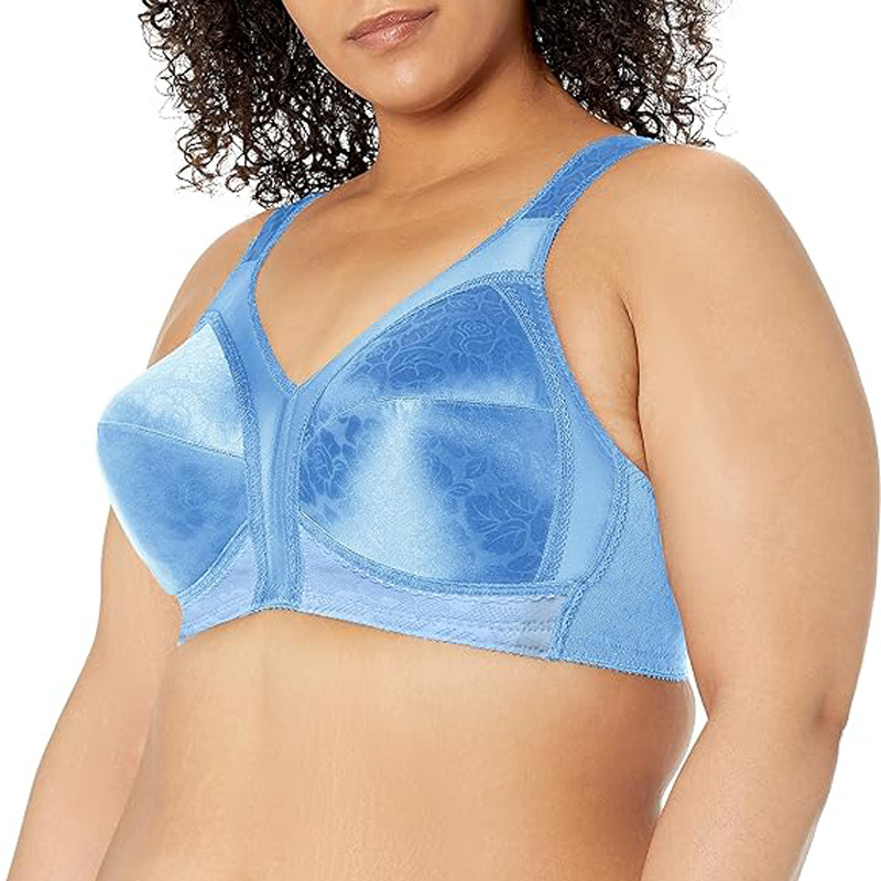 Odm/Oem Women Deep Cup Bra Hide Back Fat Full Back Coverage Bra With Shapewear Incorporated Push Up Plus Size Bras