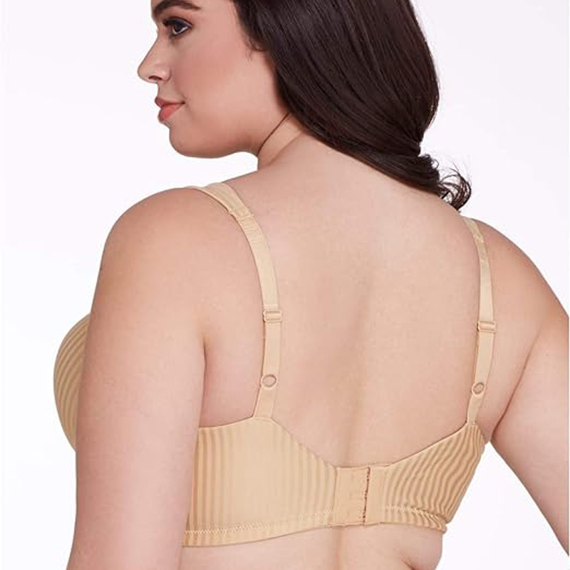 Custom Logo Plus Size Women's Bra Gathering Underwear For Big Cup Woman Adjustable Women's Bra
