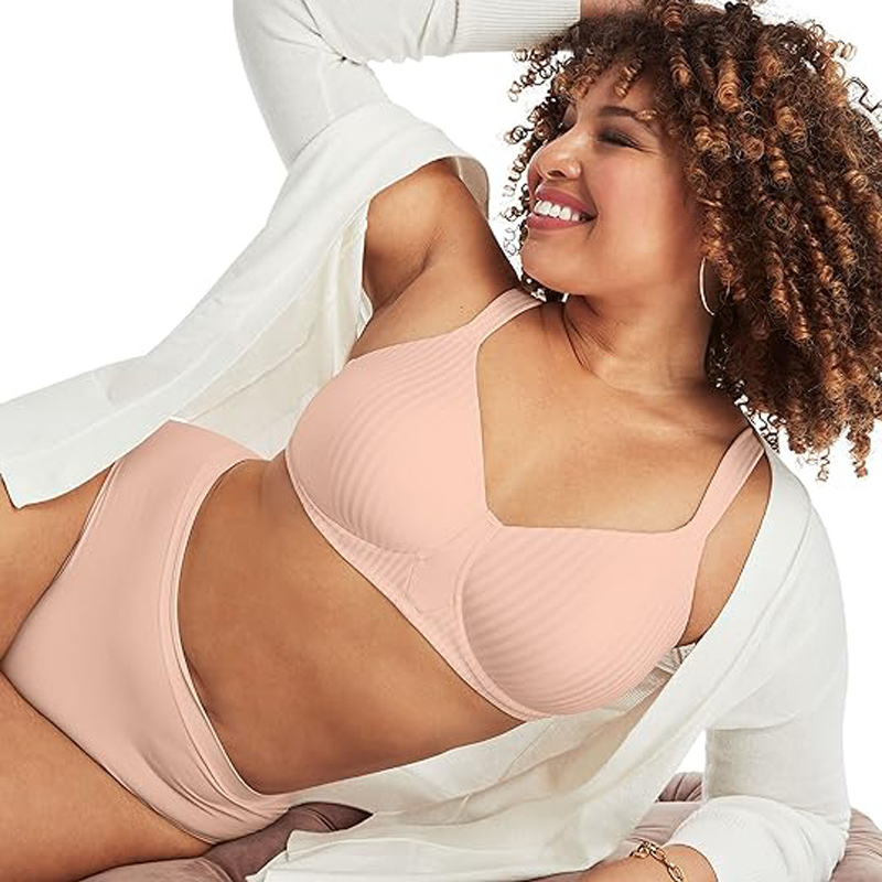 Custom Logo Plus Size Women's Bra Gathering Underwear For Big Cup Woman Adjustable Women's Bra
