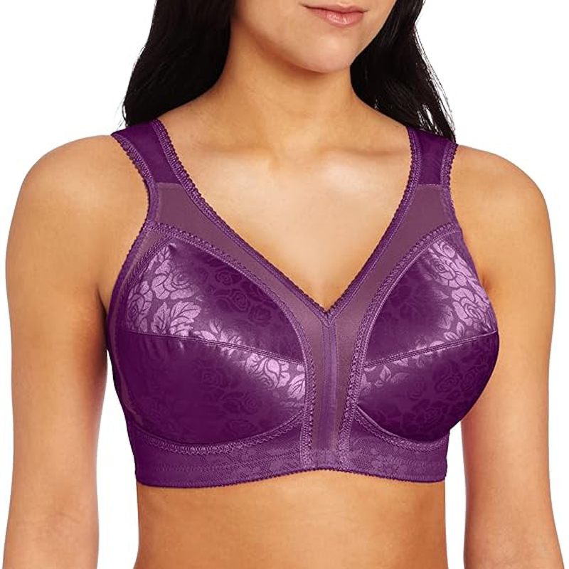 Odm/Oem Women Deep Cup Bra Hide Back Fat Full Back Coverage Bra With Shapewear Incorporated Push Up Plus Size Bras