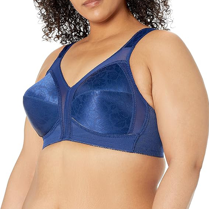 Odm/Oem Women Deep Cup Bra Hide Back Fat Full Back Coverage Bra With Shapewear Incorporated Push Up Plus Size Bras
