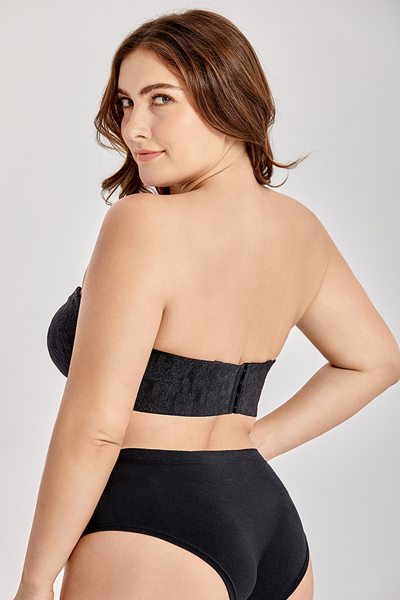 Adjustable Removable Double Shoulder Straps For Women Bra Plus Size Underwear For Fat Women Push Up Bra