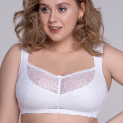 Wholesale Breathable Thin Brassiere Plus Size Women Underwear Wireless Bra Full Cup Comfort Soft Bra