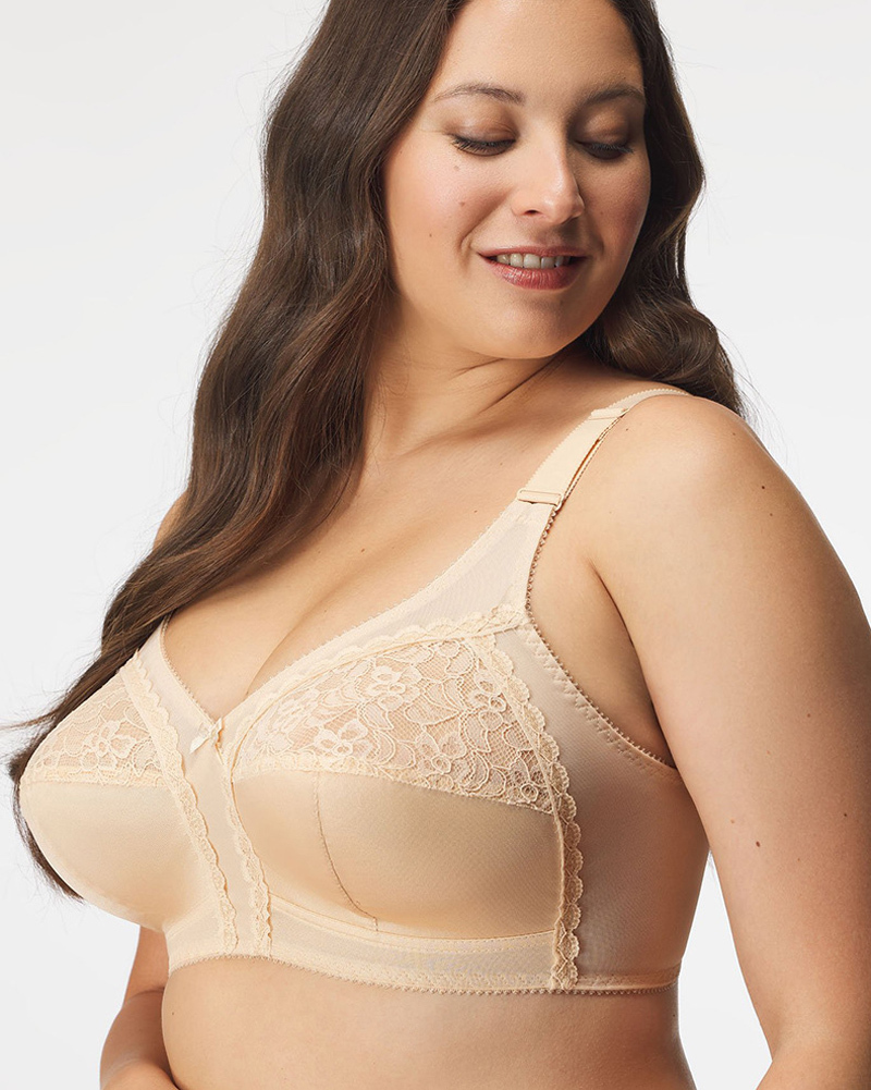 High Quality Breathable Mesh Wireless Push Up Women Lace Plus Size Bra Custom Lingerie Sexy Women's Underwear