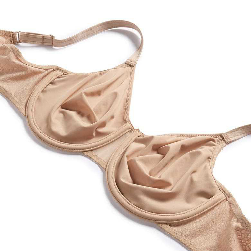 Wholesale Women's Plus Size Underwear Set Classic Printing Ladies Push Up Bra And Panties