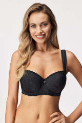 Wholesale Custom Logo Women Lingerie Lace Underwear Women Gathered Plus Size Bra Set For Ladies
