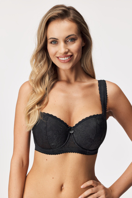 Wholesale Custom Logo Women Lingerie Lace Underwear Women Gathered Plus Size Bra Set For Ladies
