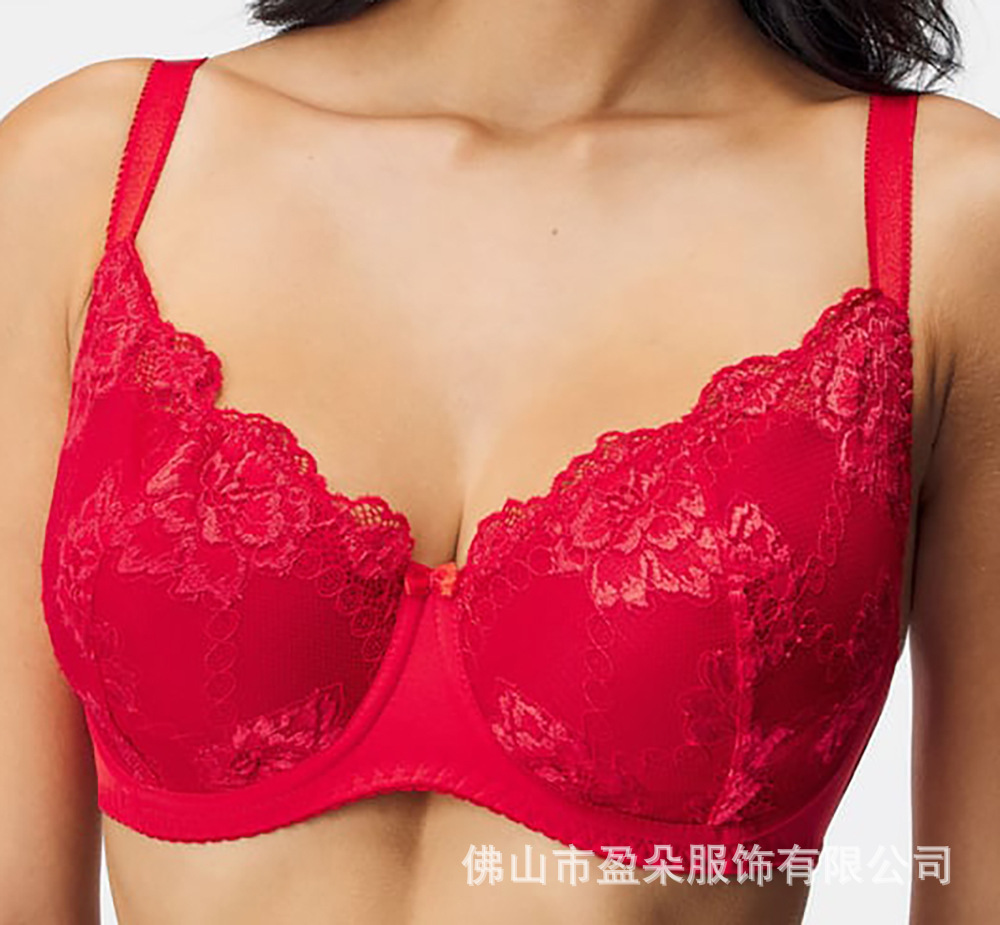 Custom Logo Wholesale Push Up Women's Underwire Top Underwear Ladies Panties Bra & Brief Sets For Women
