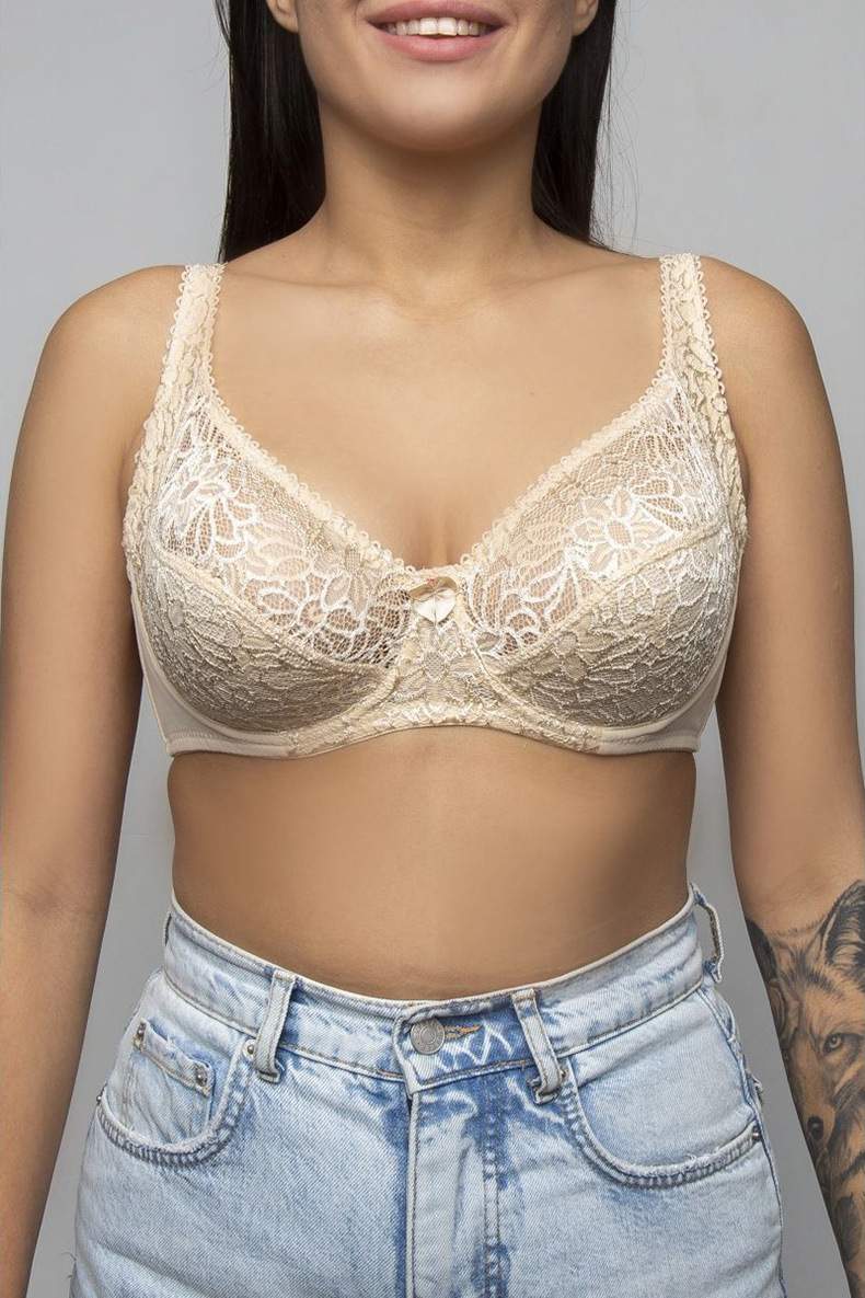 Lace Breathable Thin Lace Underwear Plus Size Bra Busty Lingerie Woman Wholesale Big Cup Womens Sexy Underwear