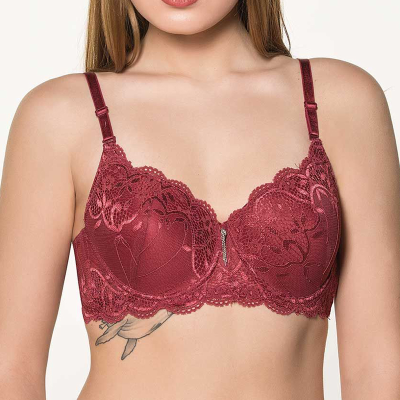 Custom Logo Fashion Cheap Underwear Women Lingerie Push Up Daily Bra Woman Plus Size Bra