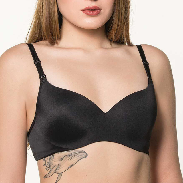 Custom New Trade Plus Size Soft Women's Underwear Lingerie Big Women bra