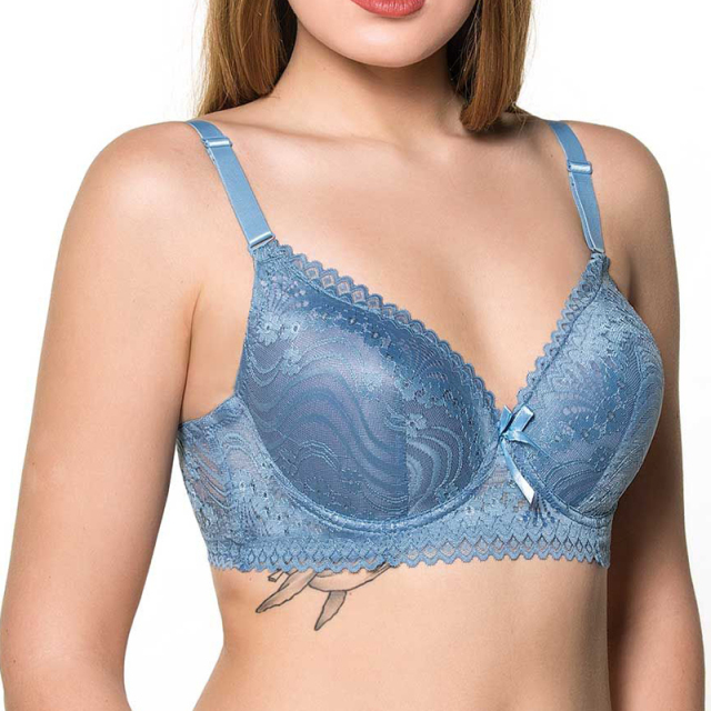 Bra Brief Sets Erotic V Neck Lace Panty Women Wholesale Lace Breathable Gathered Bra Panty Set