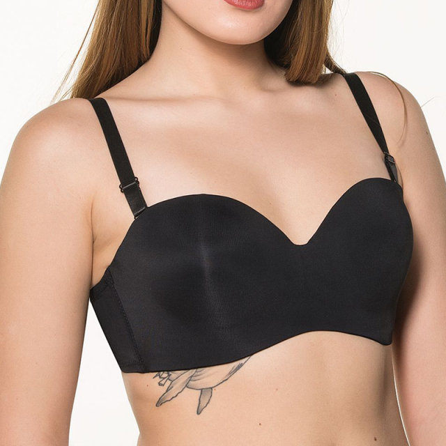New Boutique Women's Underwear No Trace Comfortable Underwear Padded Push Up Wireless Brassiere