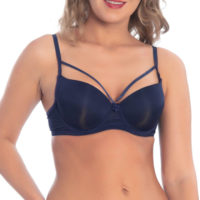 New Large Size Women's Bra Underwire Edge Thin Mold Cup Bra Women Plus Size Underwear Push Up Wireless Brassiere