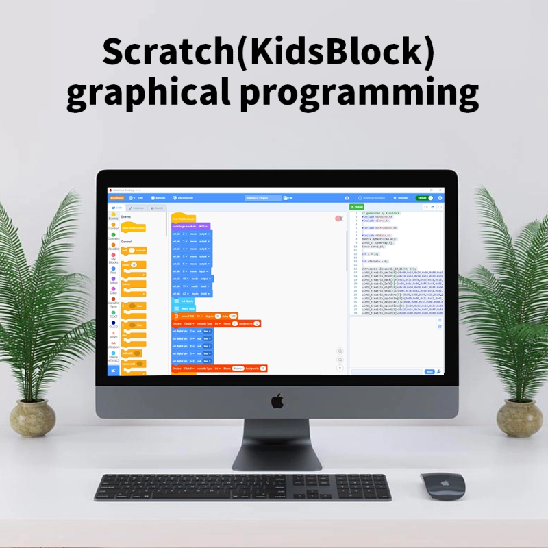 Kidsbits Intelligent Traffic System Kit For Arduino For Scratch Graphtical Programming &STEM Education DIY Kit  Compatible Lego