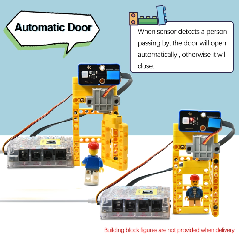 Kidsbits Intelligent Traffic System Kit For Arduino For Scratch Graphtical Programming &STEM Education DIY Kit  Compatible Lego