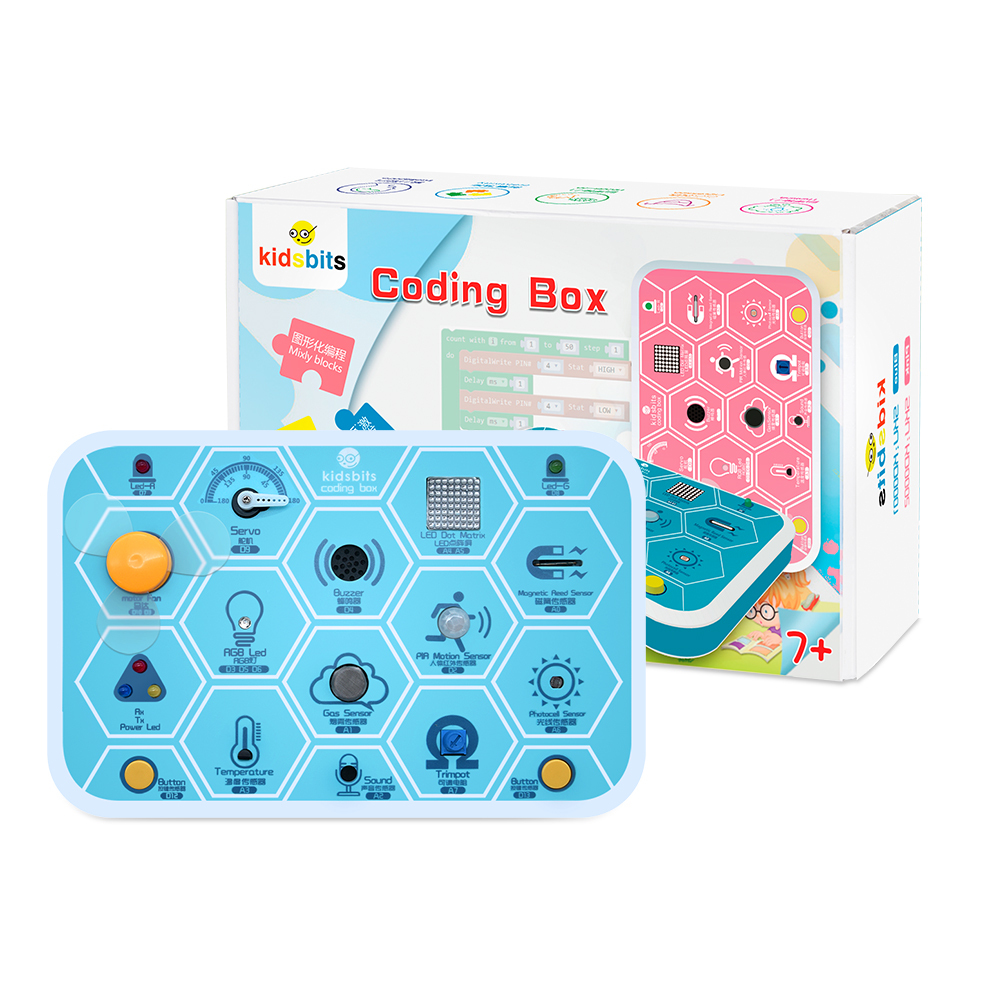 Kidsbits Multi-purpose Coding Box V1.0 Starter Kit  for Arudino STEM  Maker Education
