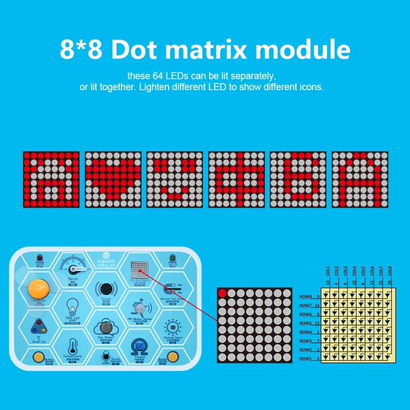 Kidsbits Multi-purpose Coding Box V1.0 Starter Kit  for Arudino STEM  Maker Education