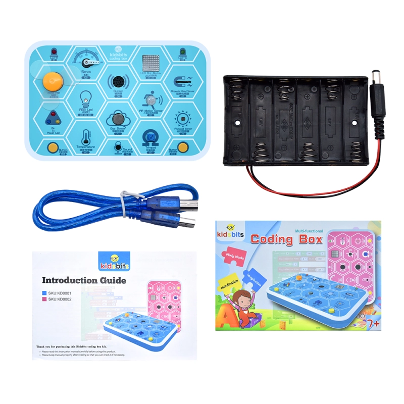 Kidsbits Multi-purpose Coding Box V1.0 Starter Kit  for Arudino STEM  Maker Education