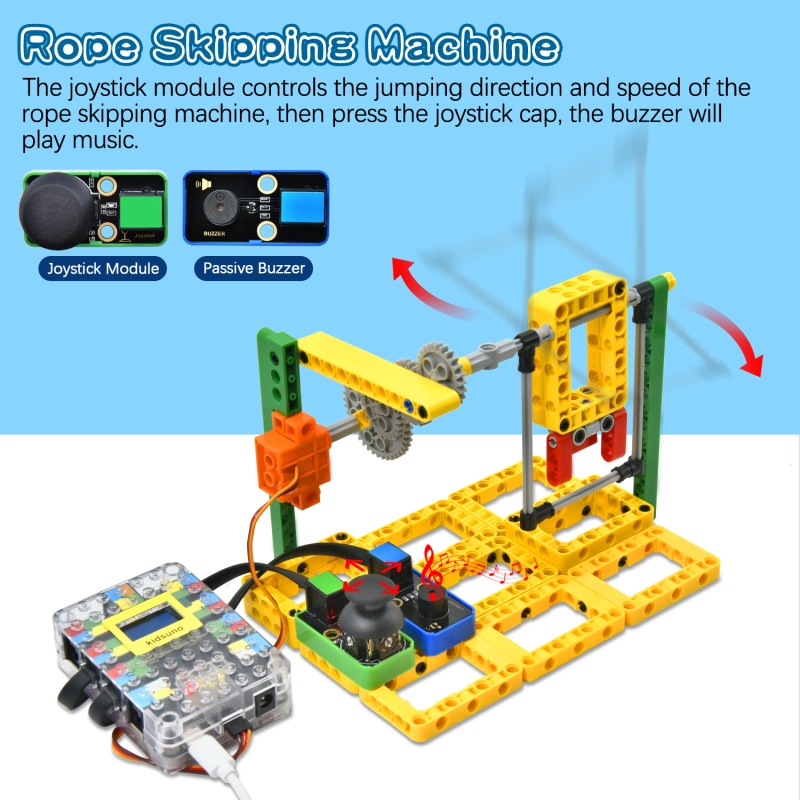Kidsbits Smart Engineering Kit for Arduino Compatible With Lego Series Support Scratch Programming Study DIY Electronic Pack