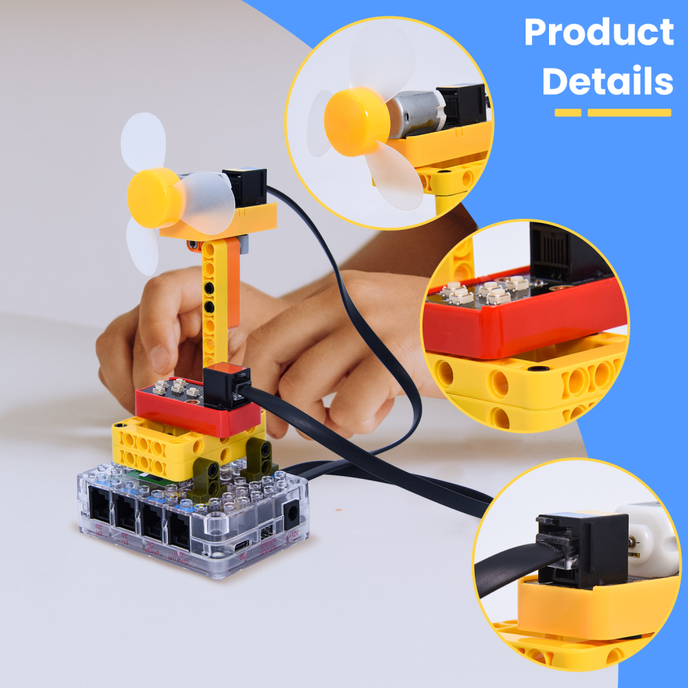 Kidsbits Stem Programming Smart Fan Kit for KidsIOT