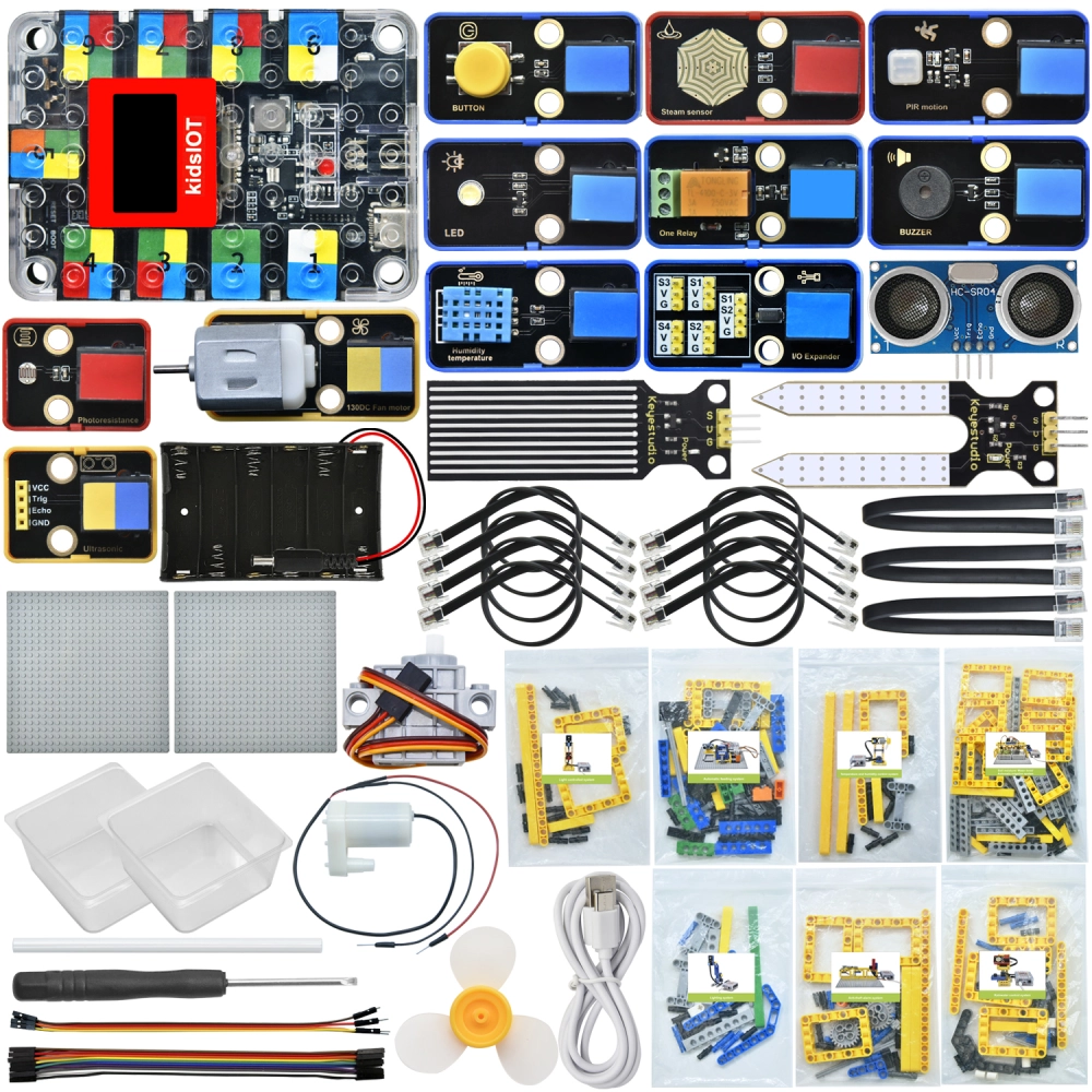 ckepdyeh development board learning kit python... Kidsbits Smart Farm Kit For Arduino IOT Board Compatible With LEGO ...