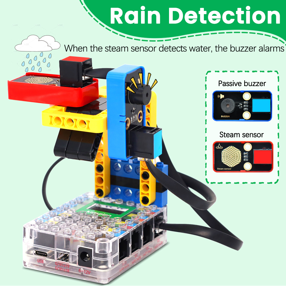 Kidsbits STEM  Mini Meteorological Station Kit With KisPICO  For Raspberry Pico Python Study