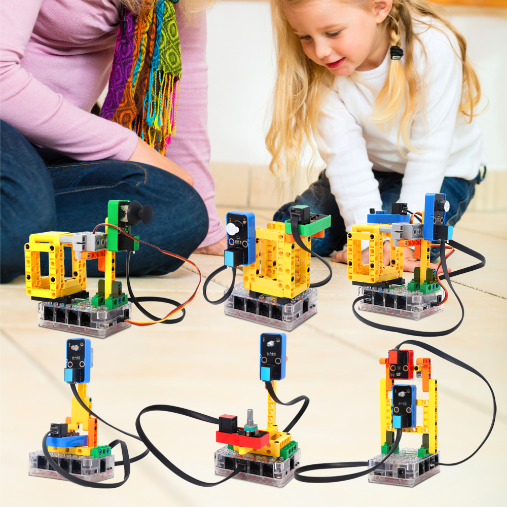 Kidsbits STEM Electronic Building Blocks Smart Binsite Sensor Kit For ESP32