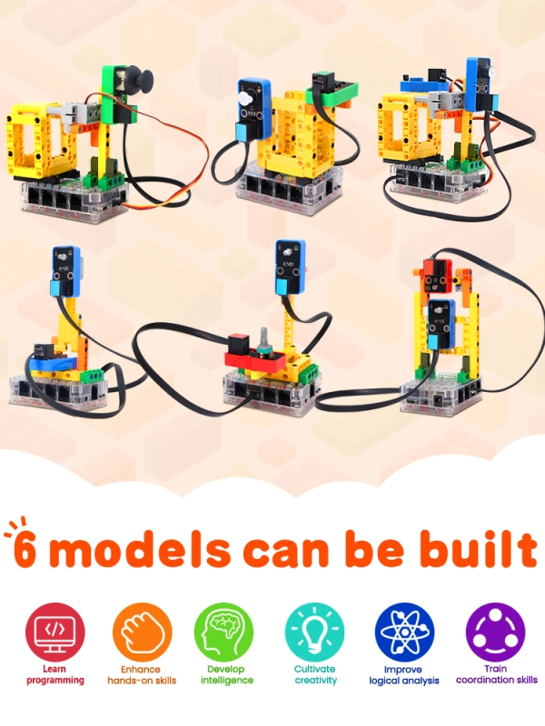 Kidsbits STEM Electronic Building Blocks Smart Binsite Sensor Kit For Raspberry pi pico
