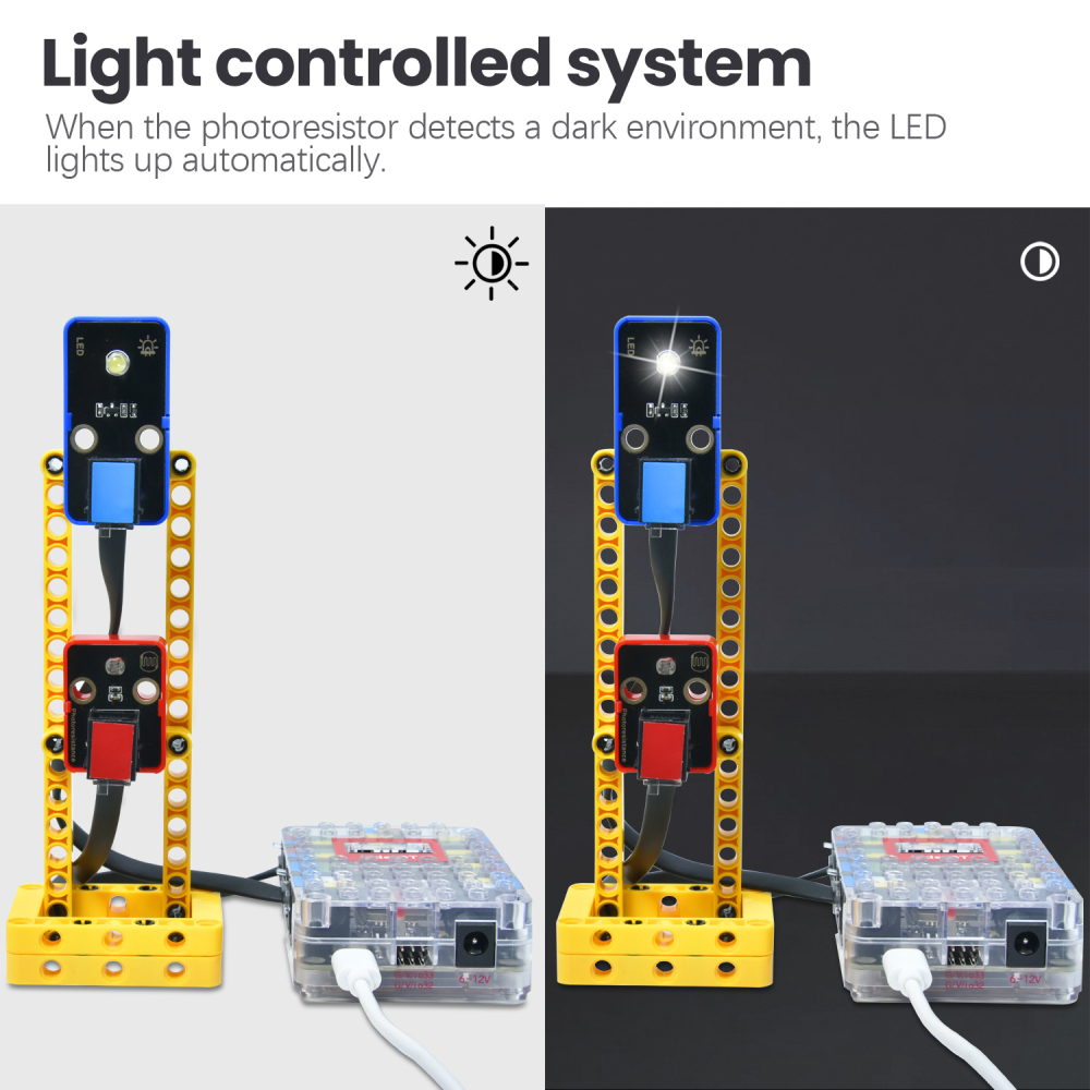 Kidsbits Smart Farm Kit For Arduino IOT Board Compatible With LEGO Support Graphical Programming Education Learning DIY Kit