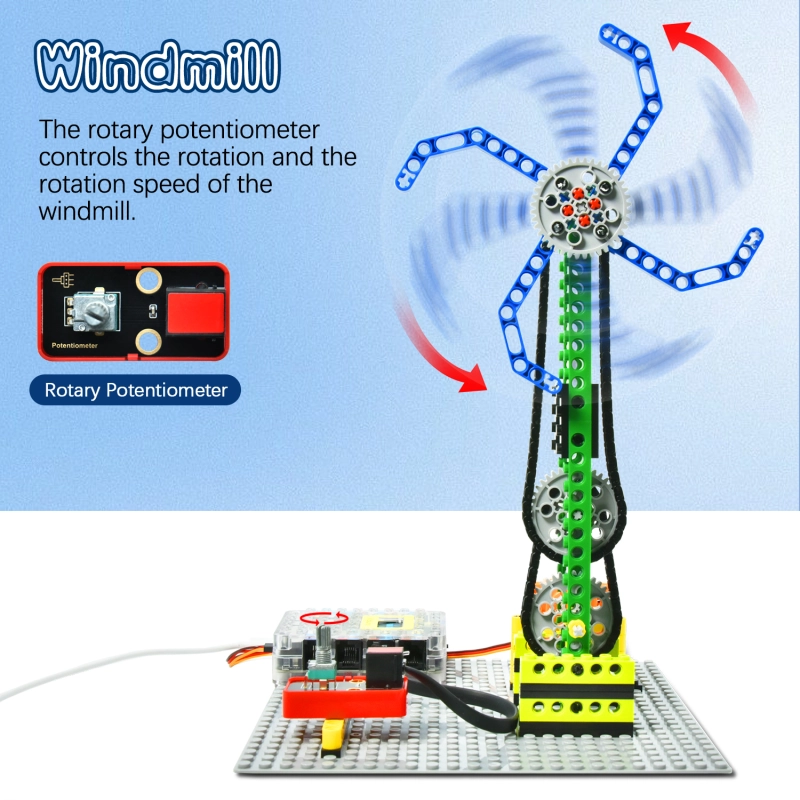Kidsbits Smart Engineering Kit for Arduino Compatible With Lego Series Support Scratch Programming Study DIY Electronic Pack