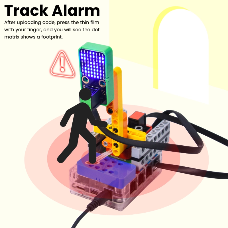 Kidsbits Smart Safe House Kit For ESP32 With Building Blocks Compatible Lego