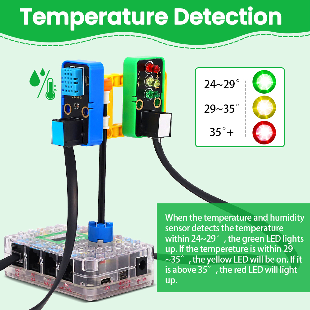 Kidsbits STEM Smart Mini Meteorological Station Kit  With KidIOT For ESP32