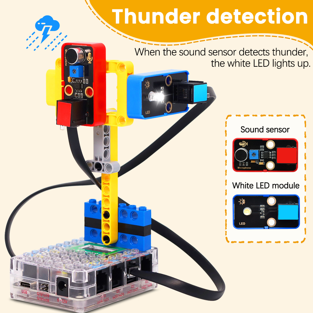 Kidsbits STEM Smart Mini Meteorological Station Kit  With KidIOT For ESP32
